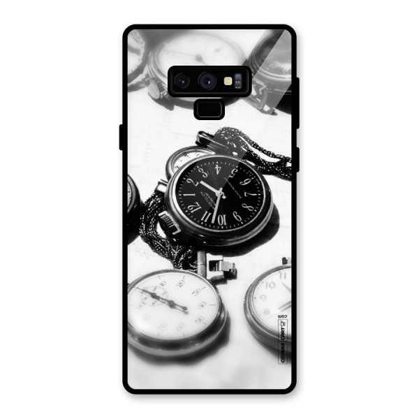 Clock Collection Glass Back Case for Galaxy Note 9