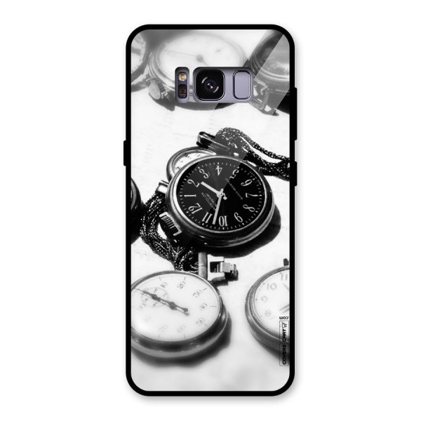 Clock Collection Glass Back Case for Galaxy S8