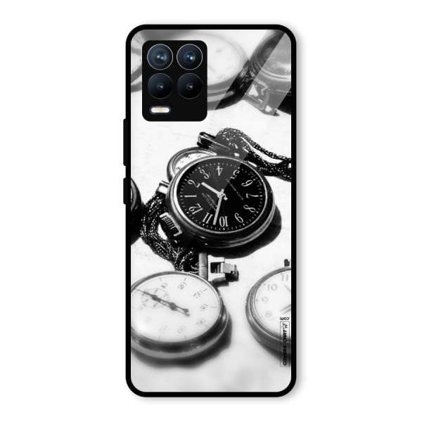 Clock Collection Glass Back Case for Realme 8 Pro