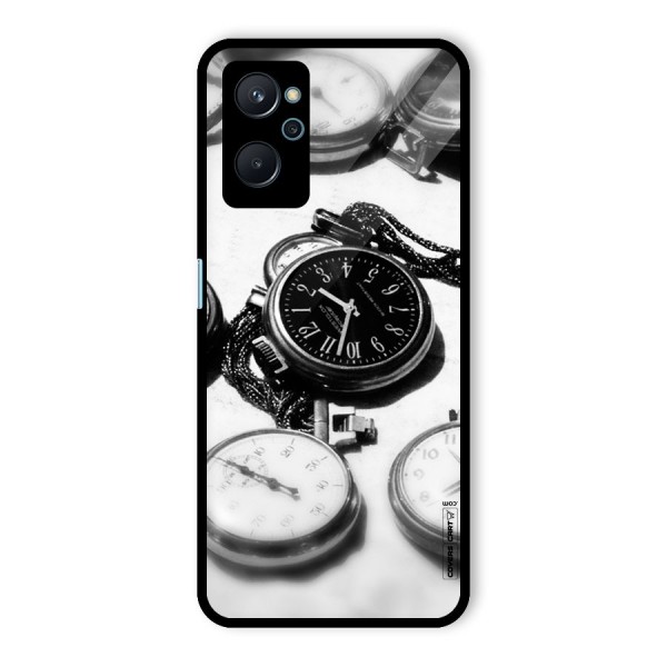 Clock Collection Glass Back Case for Realme 9i