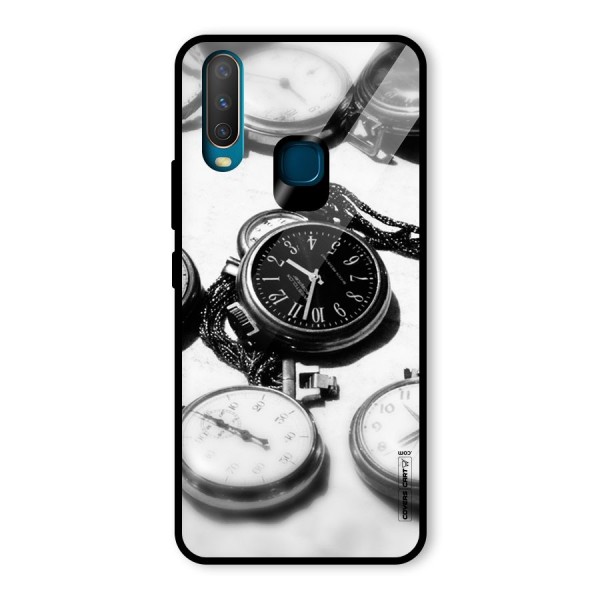 Clock Collection Glass Back Case for Vivo Y12