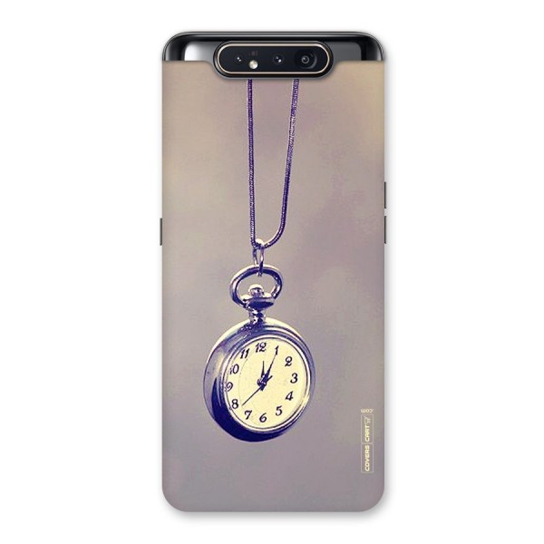 Clock Locket Back Case for Galaxy A80