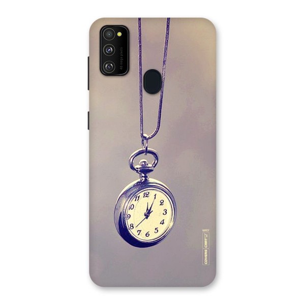 Clock Locket Back Case for Galaxy M21