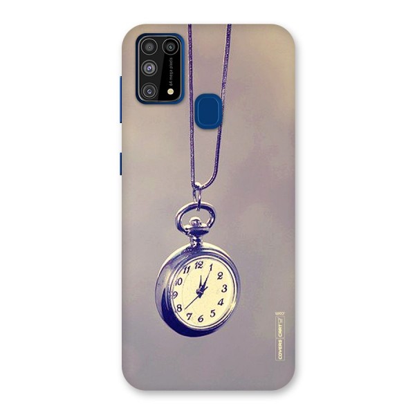 Clock Locket Back Case for Galaxy M31