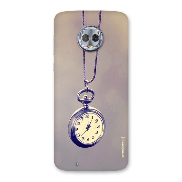 Clock Locket Back Case for Moto G6