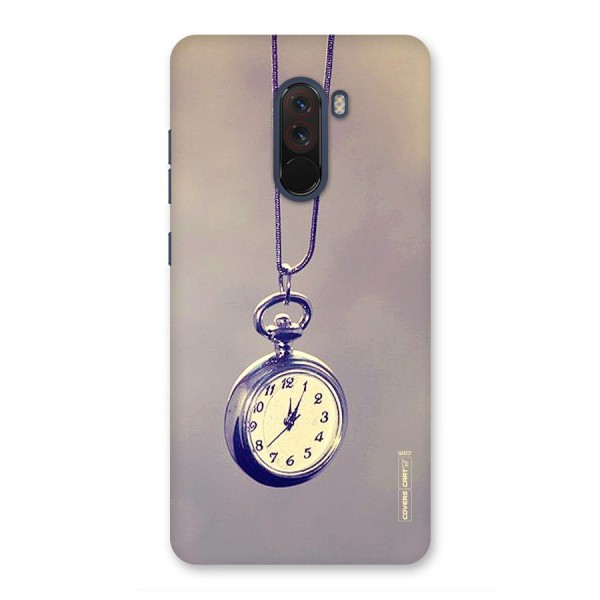 Clock Locket Back Case for Poco F1