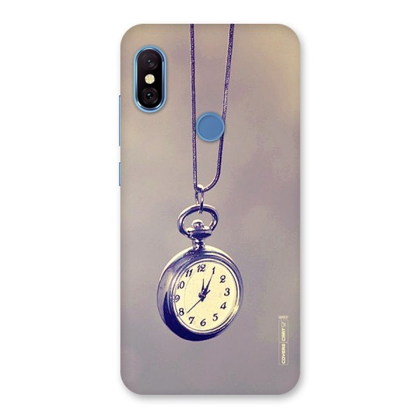 Clock Locket Back Case for Redmi Note 6 Pro