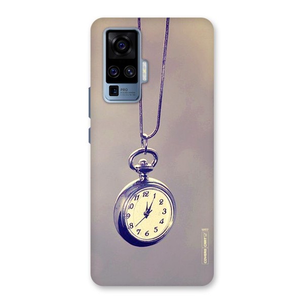 Clock Locket Back Case for Vivo X50 Pro