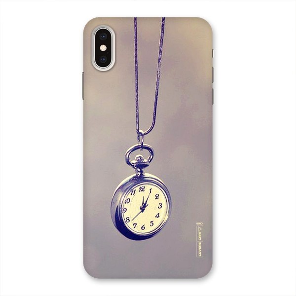 Clock Locket Back Case for iPhone XS Max