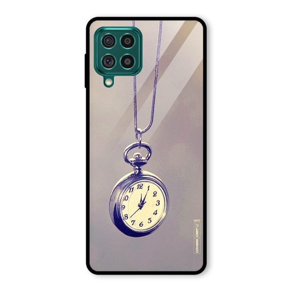 Clock Locket Glass Back Case for Galaxy F62