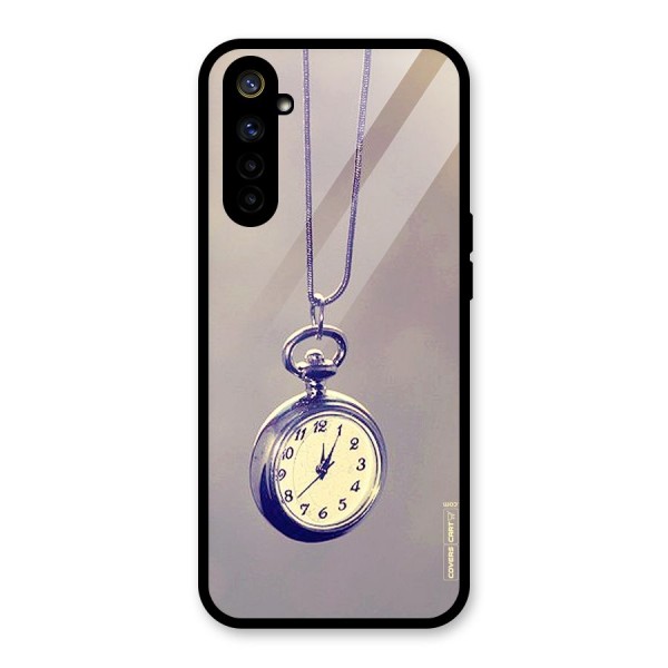 Clock Locket Glass Back Case for Realme 6