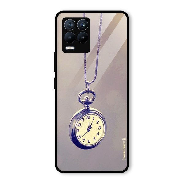 Clock Locket Glass Back Case for Realme 8 Pro