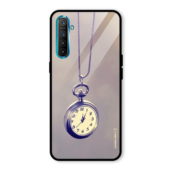 Clock Locket Glass Back Case for Realme XT