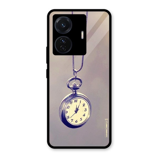 Clock Locket Glass Back Case for Vivo T1 Pro