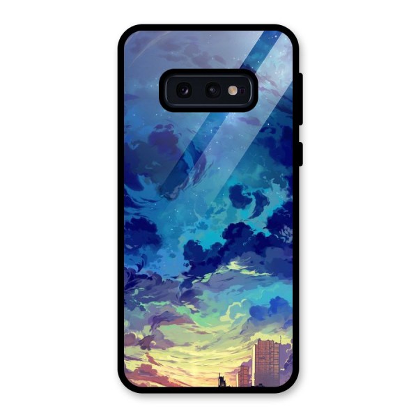 Cloud Art Glass Back Case for Galaxy S10e