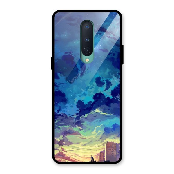 Cloud Art Glass Back Case for OnePlus 8