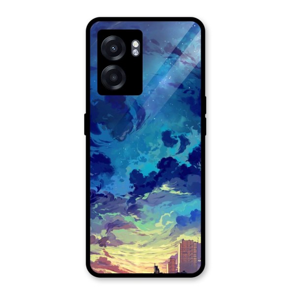 Cloud Art Glass Back Case for Oppo K10 (5G)