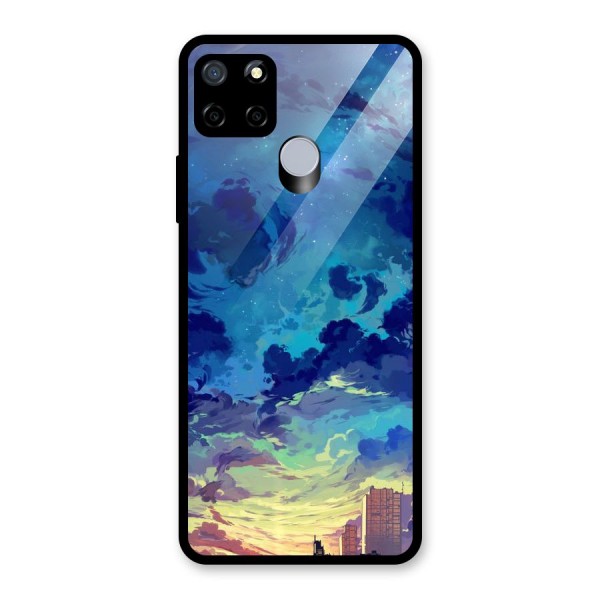 Cloud Art Glass Back Case for Realme C15