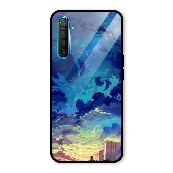 Cloud Art Glass Back Case for Realme XT