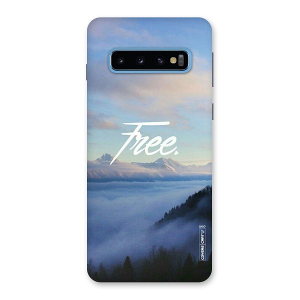 Cloudy Free Back Case for Galaxy S10