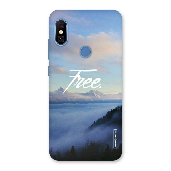 Cloudy Free Back Case for Redmi Note 6 Pro