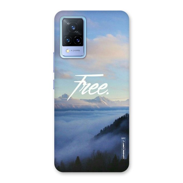 Cloudy Free Back Case for Vivo V21 5G