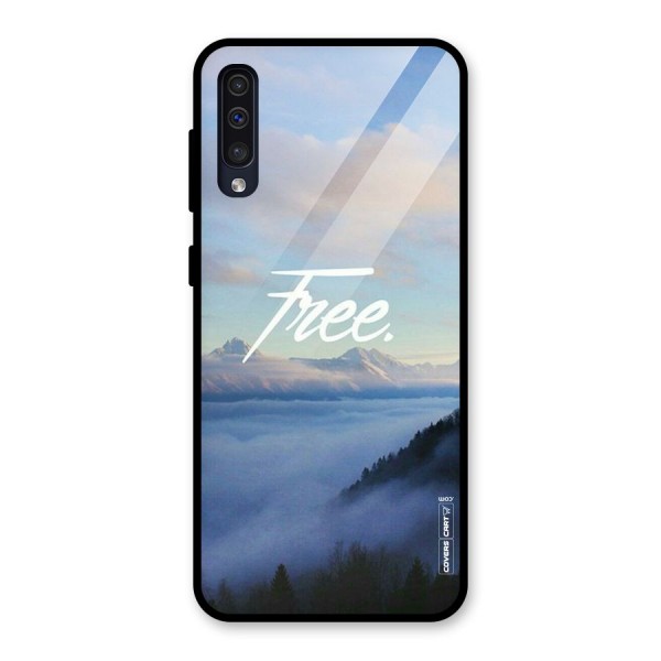 Cloudy Free Glass Back Case for Galaxy A50s