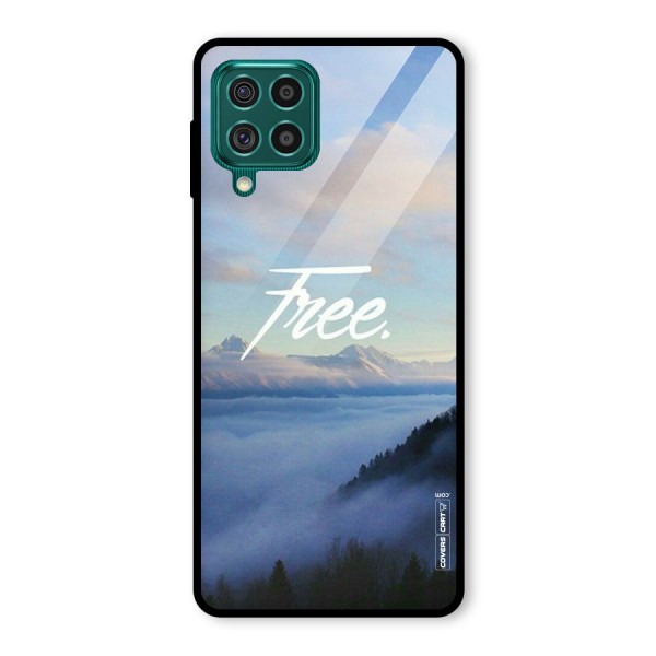 Cloudy Free Glass Back Case for Galaxy F62