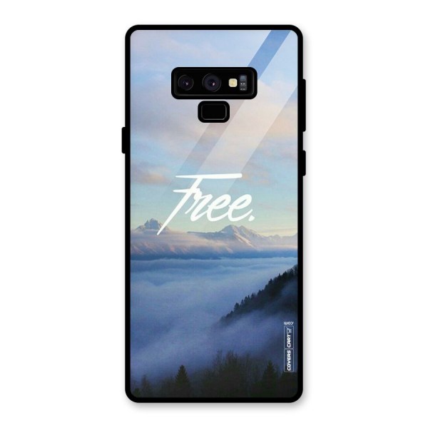 Cloudy Free Glass Back Case for Galaxy Note 9