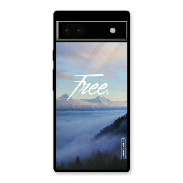 Cloudy Free Glass Back Case for Google Pixel 6a