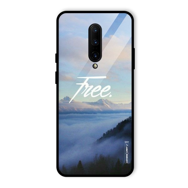 Cloudy Free Glass Back Case for OnePlus 7 Pro