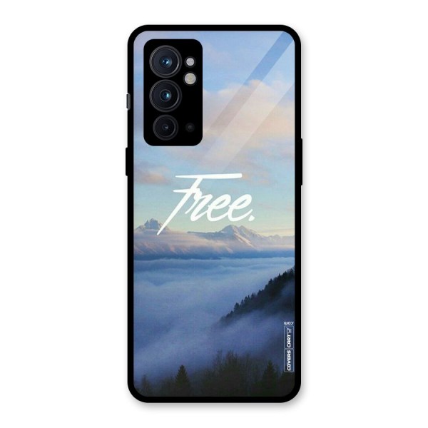 Cloudy Free Glass Back Case for OnePlus 9RT 5G