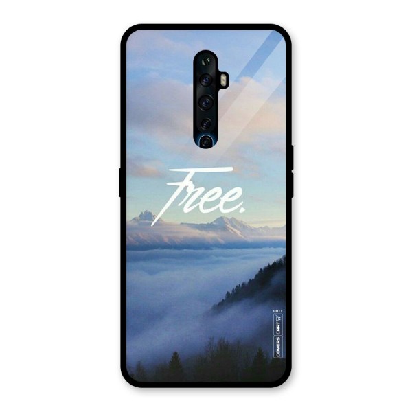 Cloudy Free Glass Back Case for Oppo Reno2 Z