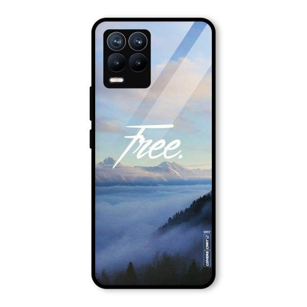 Cloudy Free Glass Back Case for Realme 8 Pro