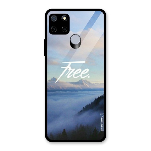 Cloudy Free Glass Back Case for Realme C15