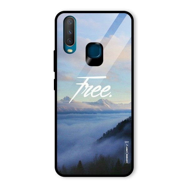 Cloudy Free Glass Back Case for Vivo Y12