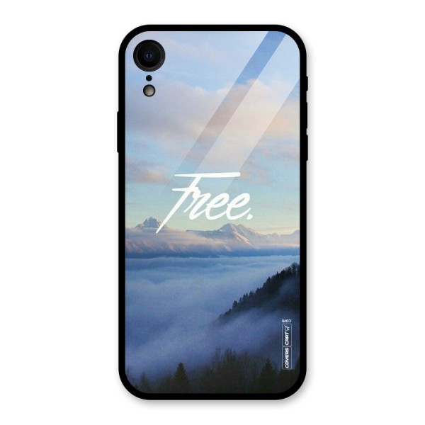 Cloudy Free Glass Back Case for XR