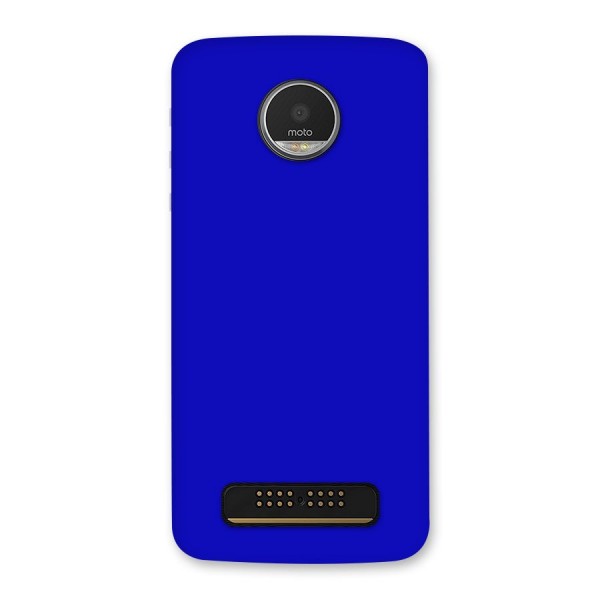 Cobalt Blue Back Case for Moto Z Play