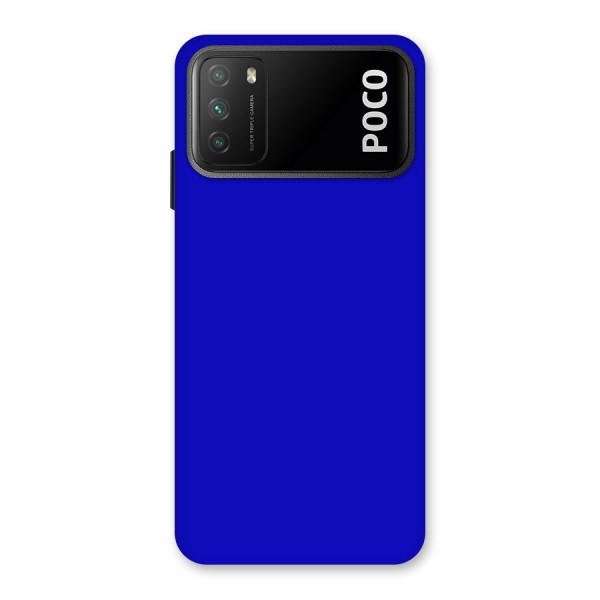 Cobalt Blue Back Case for Poco M3