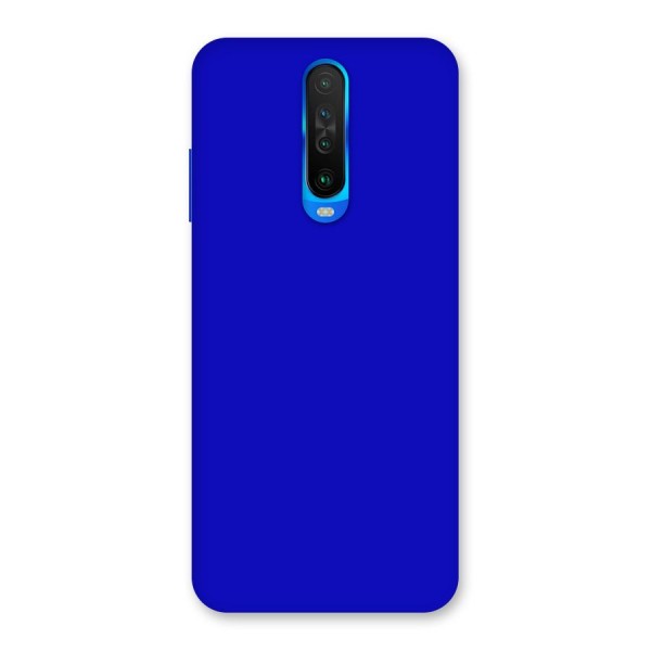 Cobalt Blue Back Case for Poco X2