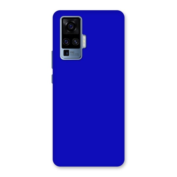 Cobalt Blue Back Case for Vivo X50 Pro