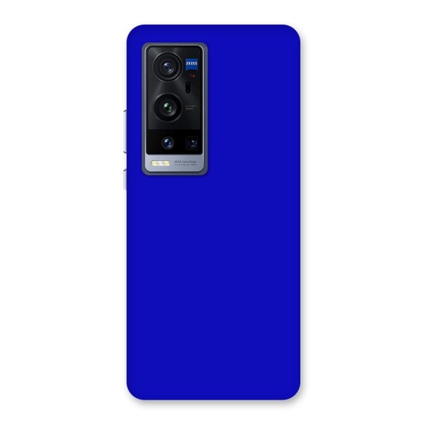 Cobalt Blue Back Case for Vivo X60 Pro Plus