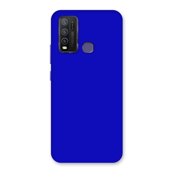 Cobalt Blue Back Case for Vivo Y30