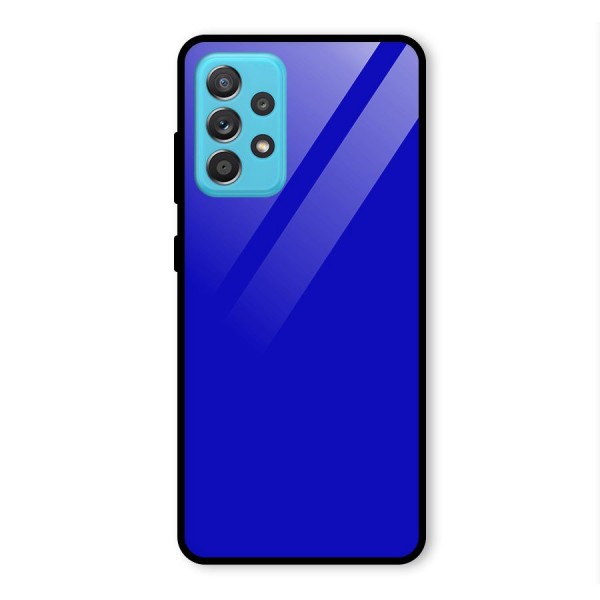 Cobalt Blue Glass Back Case for Galaxy A52