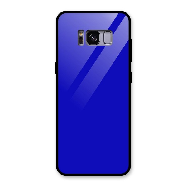 Cobalt Blue Glass Back Case for Galaxy S8