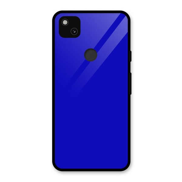 Cobalt Blue Glass Back Case for Google Pixel 4a