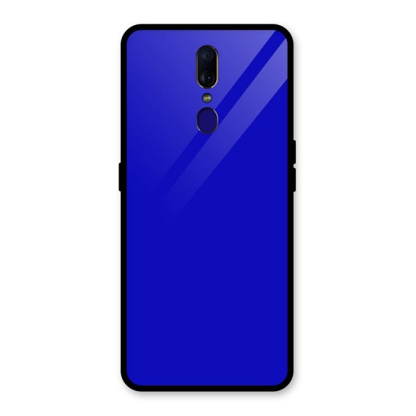 Cobalt Blue Glass Back Case for Oppo F11