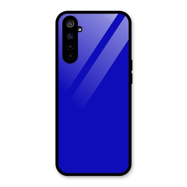 Cobalt Blue Glass Back Case for Realme 6