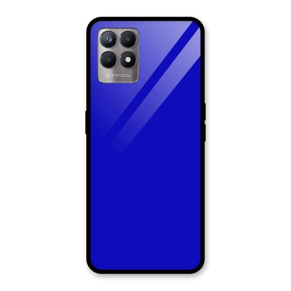 Cobalt Blue Glass Back Case for Realme 8i