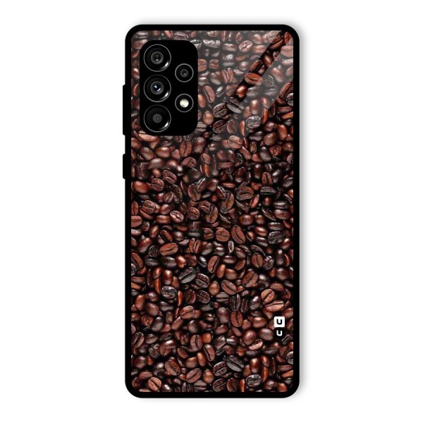 Cocoa Beans Glass Back Case for Galaxy A73 5G